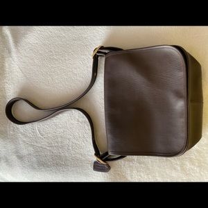 COACH vintage brown leather bag